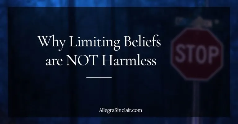 Why Limiting Beliefs are Not Harmless